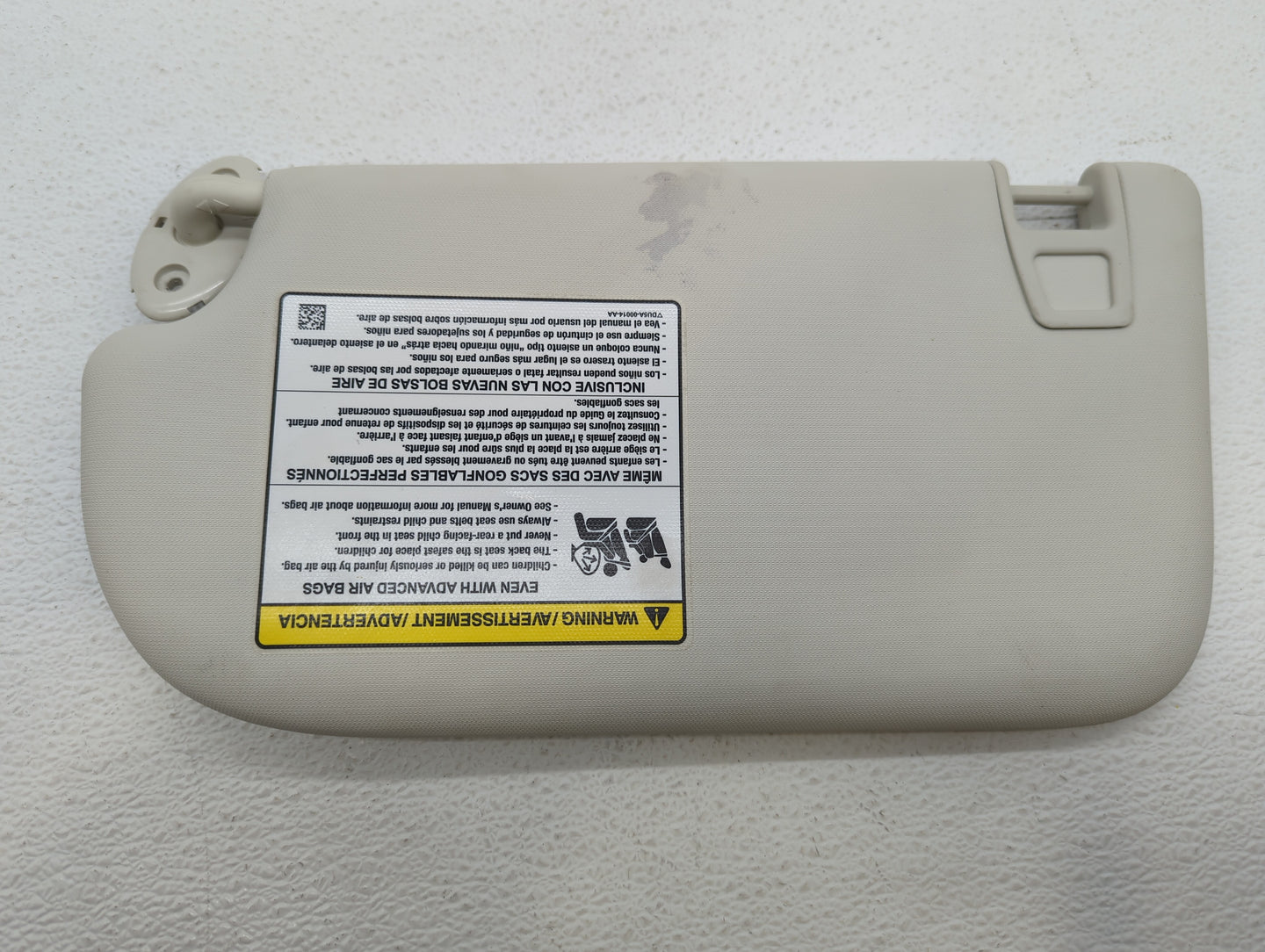 2013-2019 Ford Escape Sun Visor Shade Replacement Passenger Right Mirror Fits Fits 2013 2014 2015 2016 2017 2018 2019 OEM Us