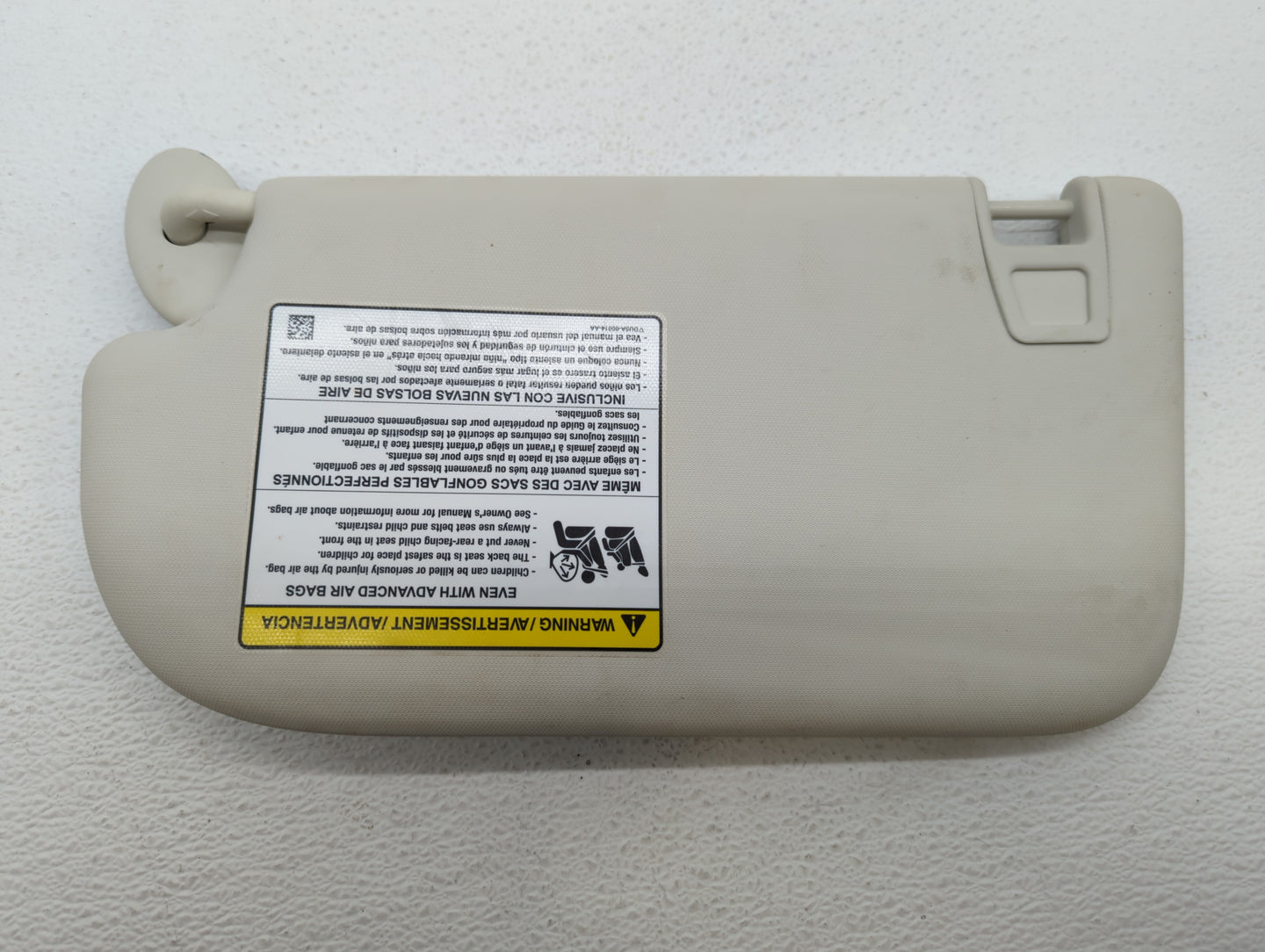 2013-2019 Ford Escape Sun Visor Shade Replacement Passenger Right Mirror Fits Fits 2013 2014 2015 2016 2017 2018 2019 OEM Us