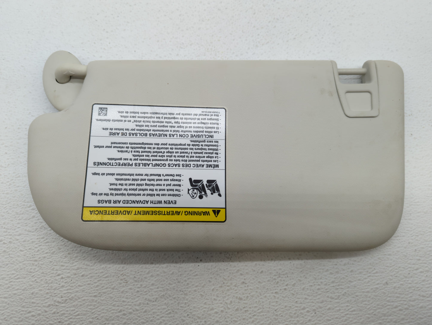 2013-2019 Ford Escape Sun Visor Shade Replacement Passenger Right Mirror Fits Fits 2013 2014 2015 2016 2017 2018 2019 OEM Us