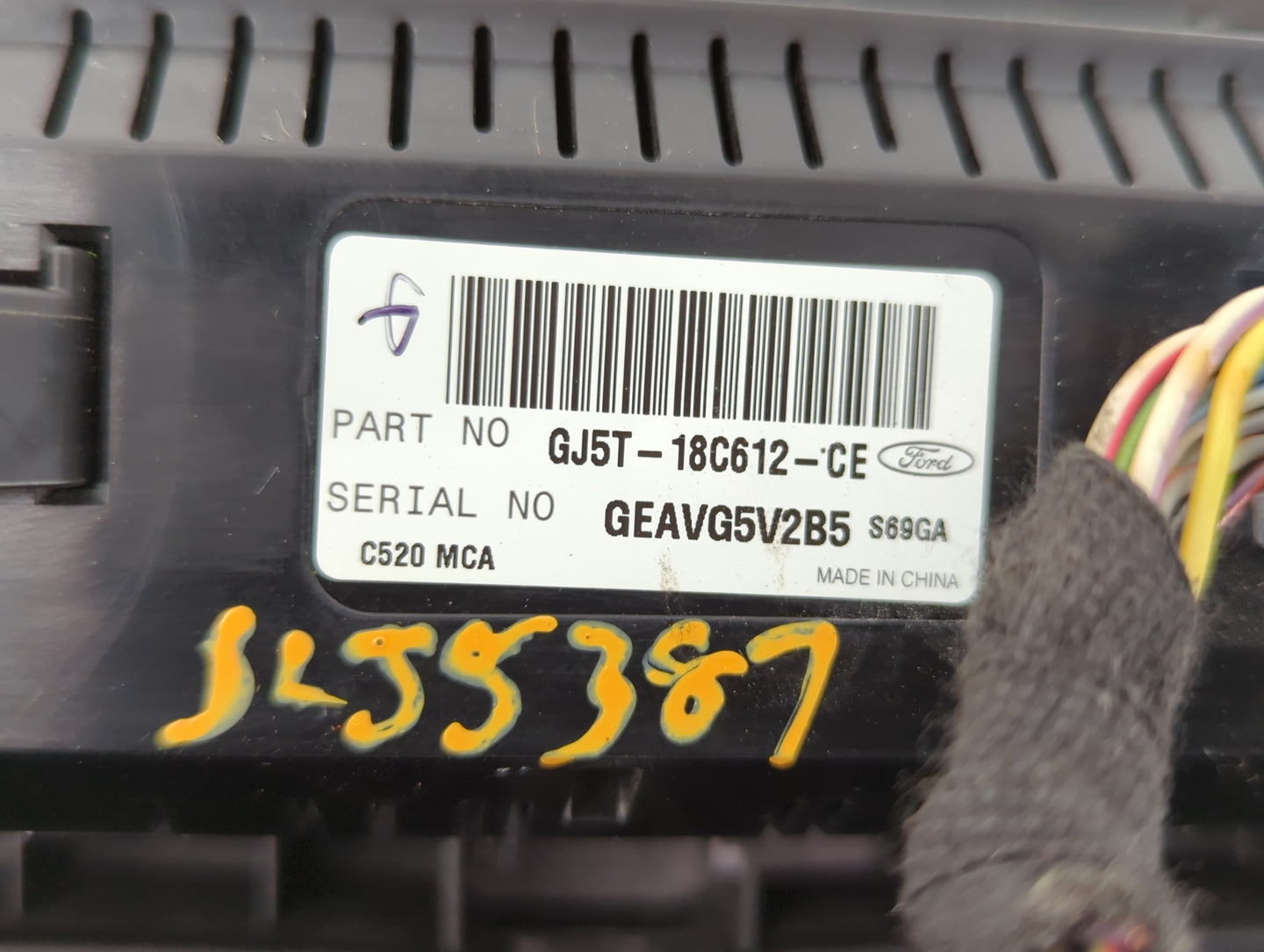 2017 Ford Escape Climate Control Module Temperature AC/Heater Replacement P/N:GJ5T-19980-AG GJ5T-18C612-EA, GJ5T-18C612-FA F