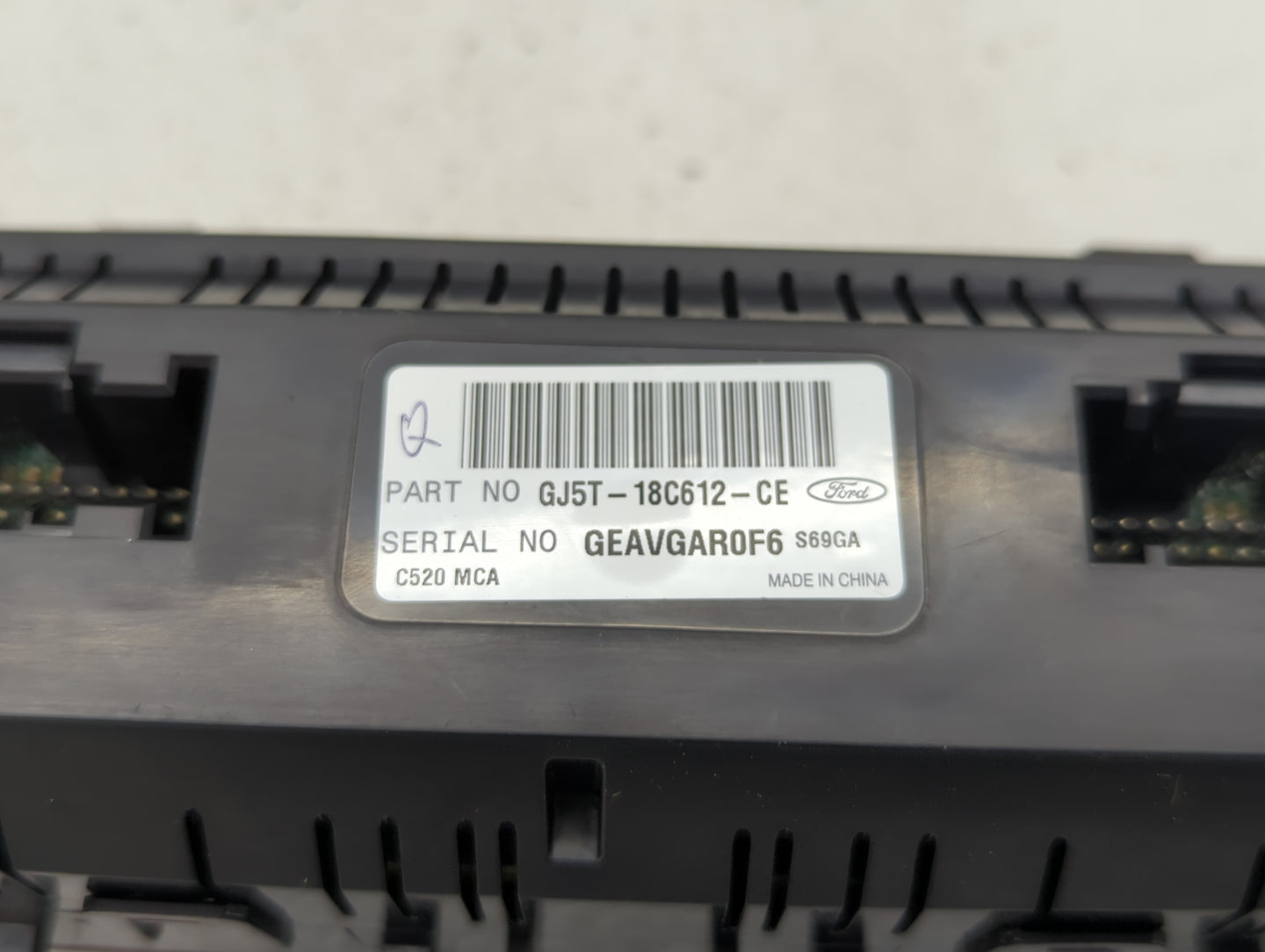 2017 Ford Escape Climate Control Module Temperature AC/Heater Replacement P/N:GJ5T-18C612-EA GJ5T-18C612-FA, GJ5T-18C612-CH 