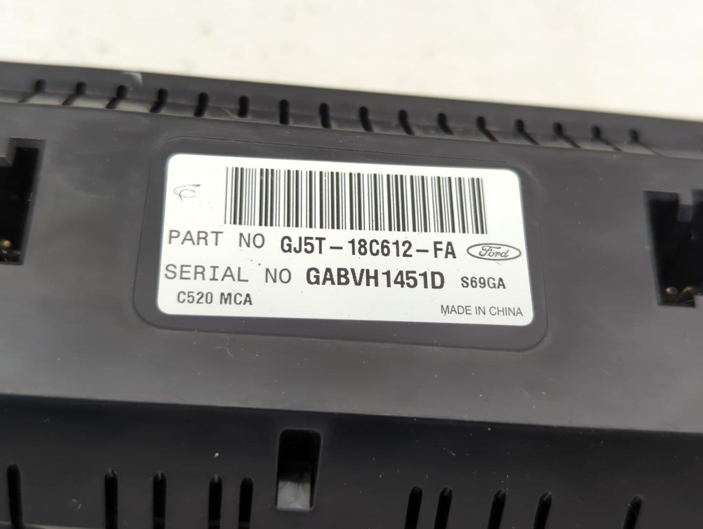 2017 Ford Escape Climate Control Module Temperature AC/Heater Replacement P/N:GJ5T-18C612-EA GJ5T-18C612-FA, GJ5T-18C612-CH 