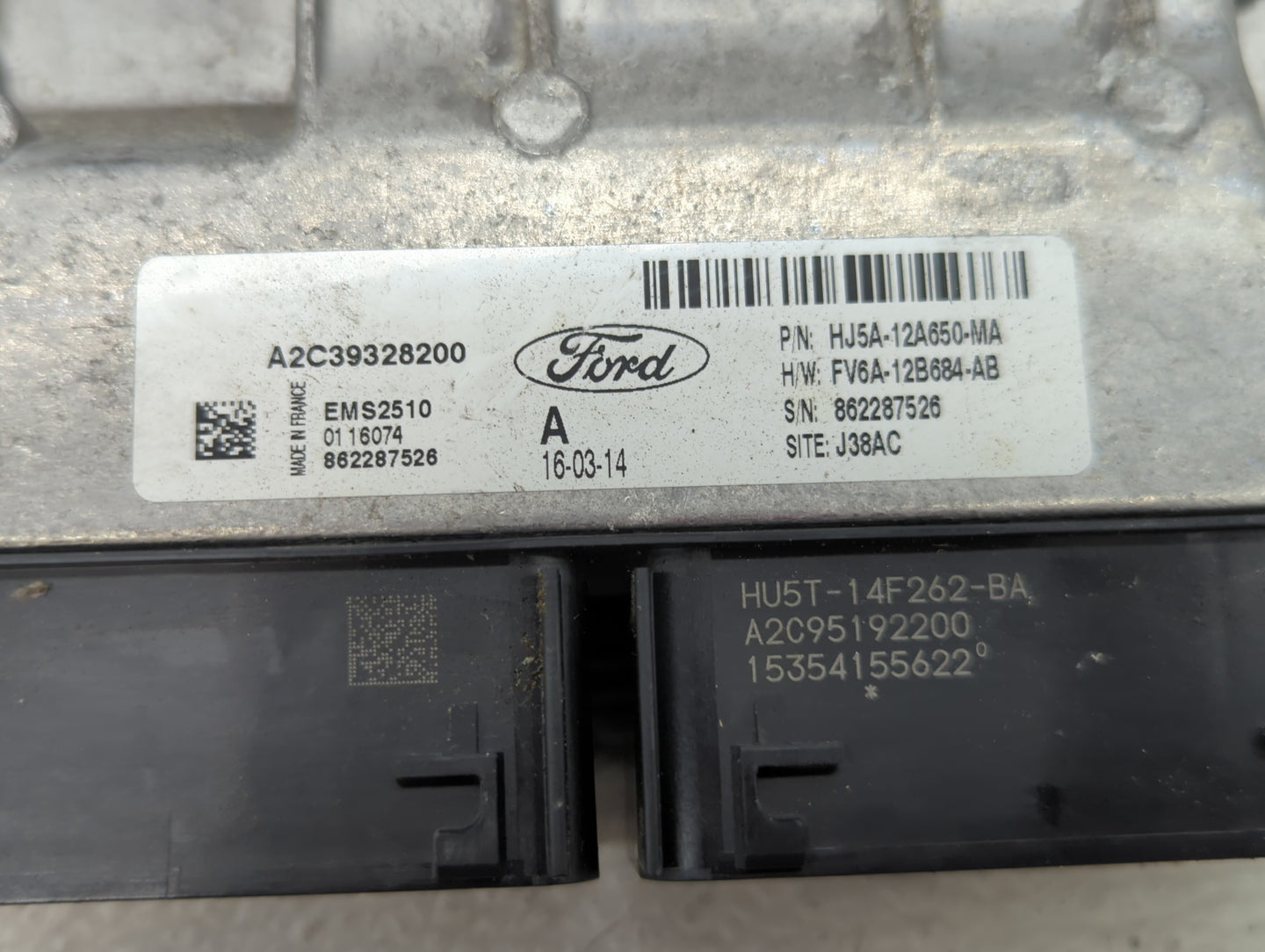 2017-2019 Ford Escape PCM Engine Control Computer ECU ECM PCU OEM P/N:FV6A-12B684-AB HJ5A-12A650-MA Fits Fits 2017 2018 2019