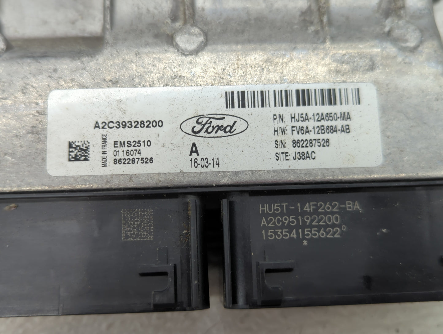 2017-2019 Ford Escape PCM Engine Control Computer ECU ECM PCU OEM P/N:FV6A-12B684-AB HJ5A-12A650-MA Fits Fits 2017 2018 2019