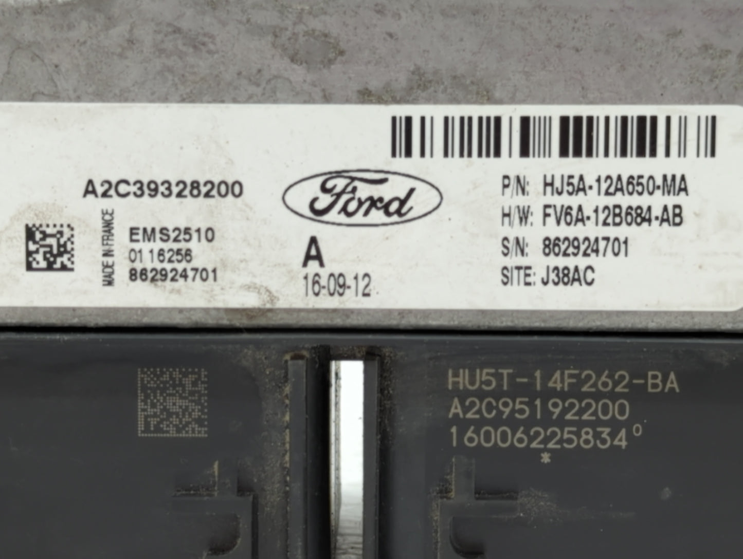 2017-2019 Ford Escape PCM Engine Control Computer ECU ECM PCU OEM P/N:FV6A-12B684-AB HJ5A-12A650-MA Fits Fits 2017 2018 2019