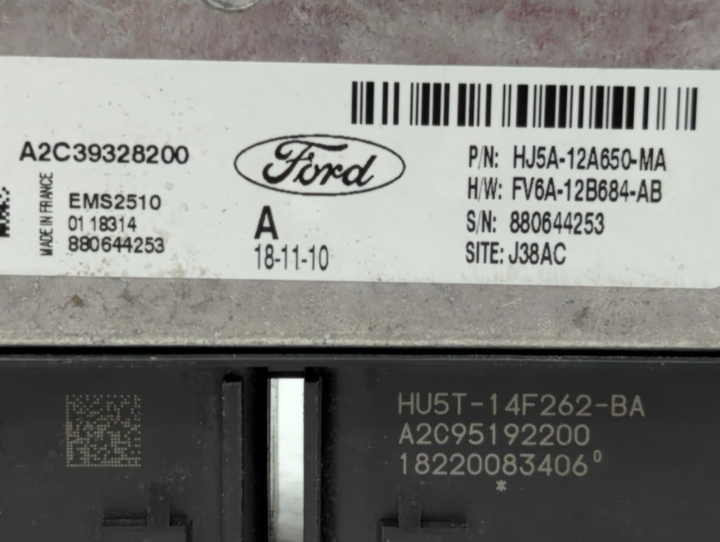 2017-2019 Ford Escape PCM Engine Control Computer ECU ECM PCU OEM P/N:FV6A-12B684-AB HJ5A-12A650-MA Fits Fits 2017 2018 2019