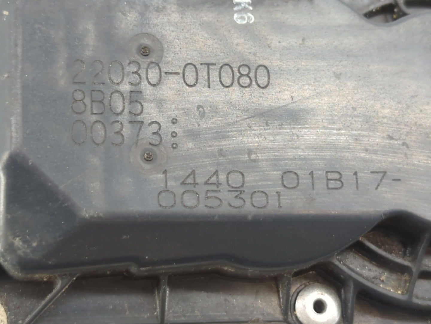 2017 Ford Escape Throttle Body P/N:22030-0T080 Fits OEM Used Auto Parts - Oemusedautoparts1.com