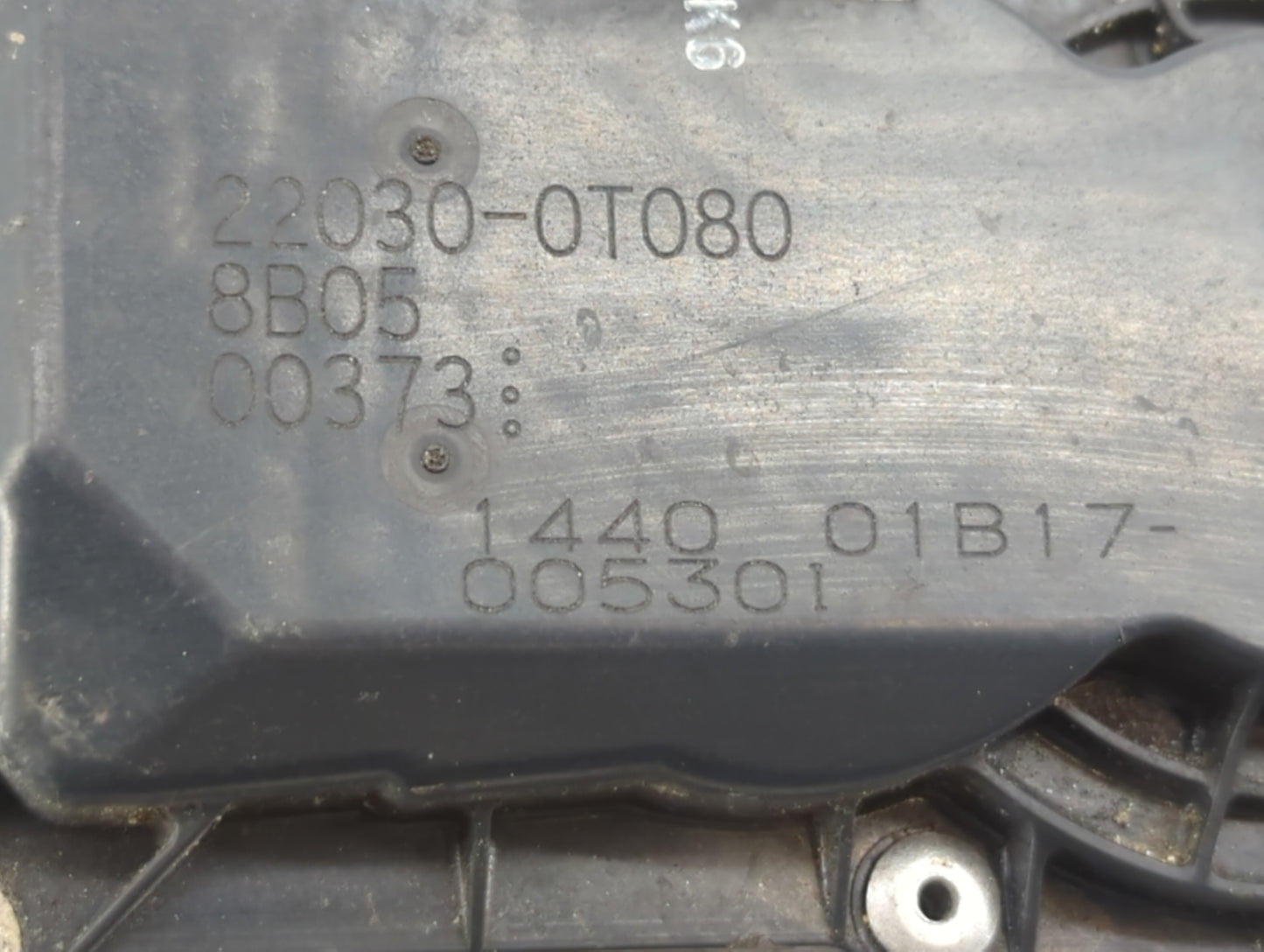 2017 Ford Escape Throttle Body P/N:22030-0T080 Fits OEM Used Auto Parts - Oemusedautoparts1.com