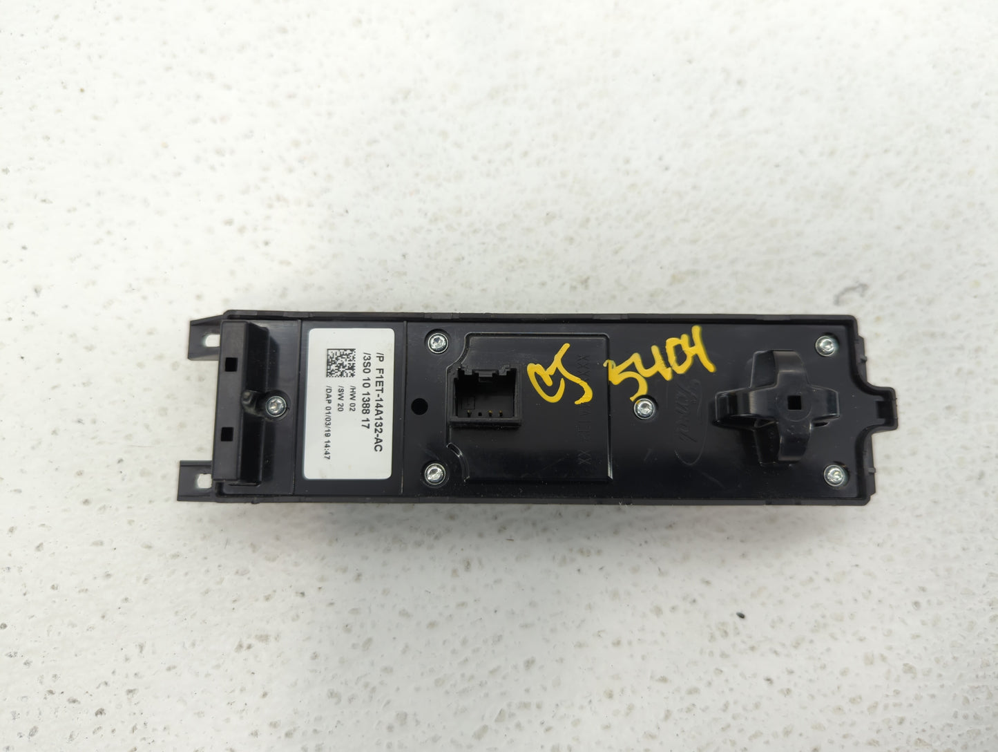 2013-2019 Ford Escape Master Power Window Switch Replacement Driver Side Left P/N:F1ET-14A132-AC AM5T-14A132-AA Fits OEM Use