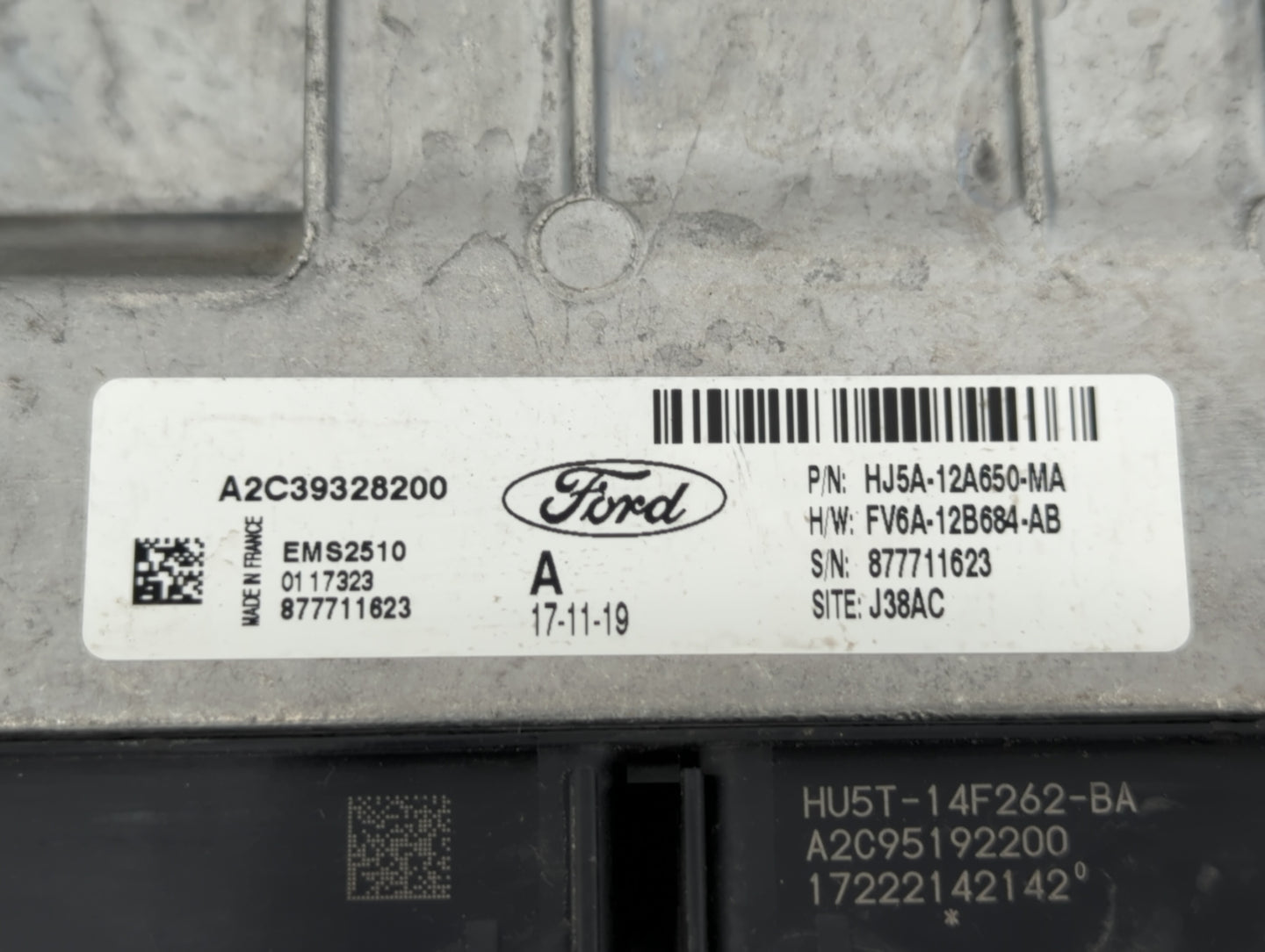 2017-2019 Ford Escape PCM Engine Control Computer ECU ECM PCU OEM P/N:HJ5A-12A650-MA FV6A-12B684-AB Fits Fits 2017 2018 2019