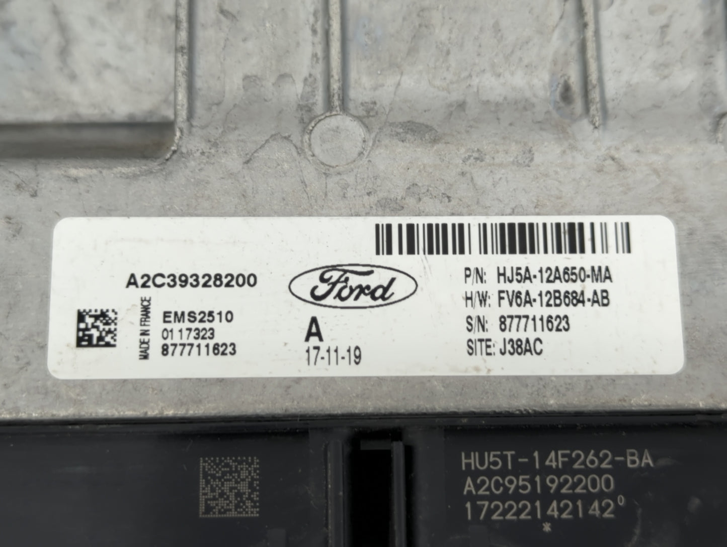 2017-2019 Ford Escape PCM Engine Control Computer ECU ECM PCU OEM P/N:HJ5A-12A650-MA FV6A-12B684-AB Fits Fits 2017 2018 2019