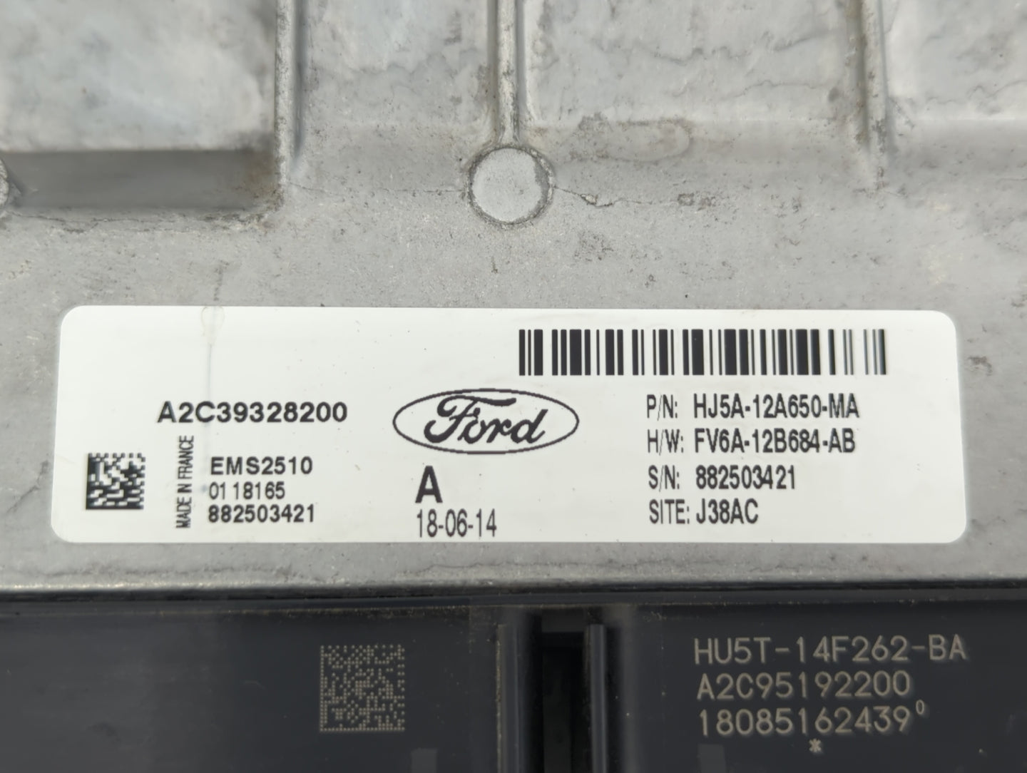 2017-2019 Ford Escape PCM Engine Control Computer ECU ECM PCU OEM P/N:HJ5A-12A650-MA FV6A-12B684-AB Fits Fits 2017 2018 2019