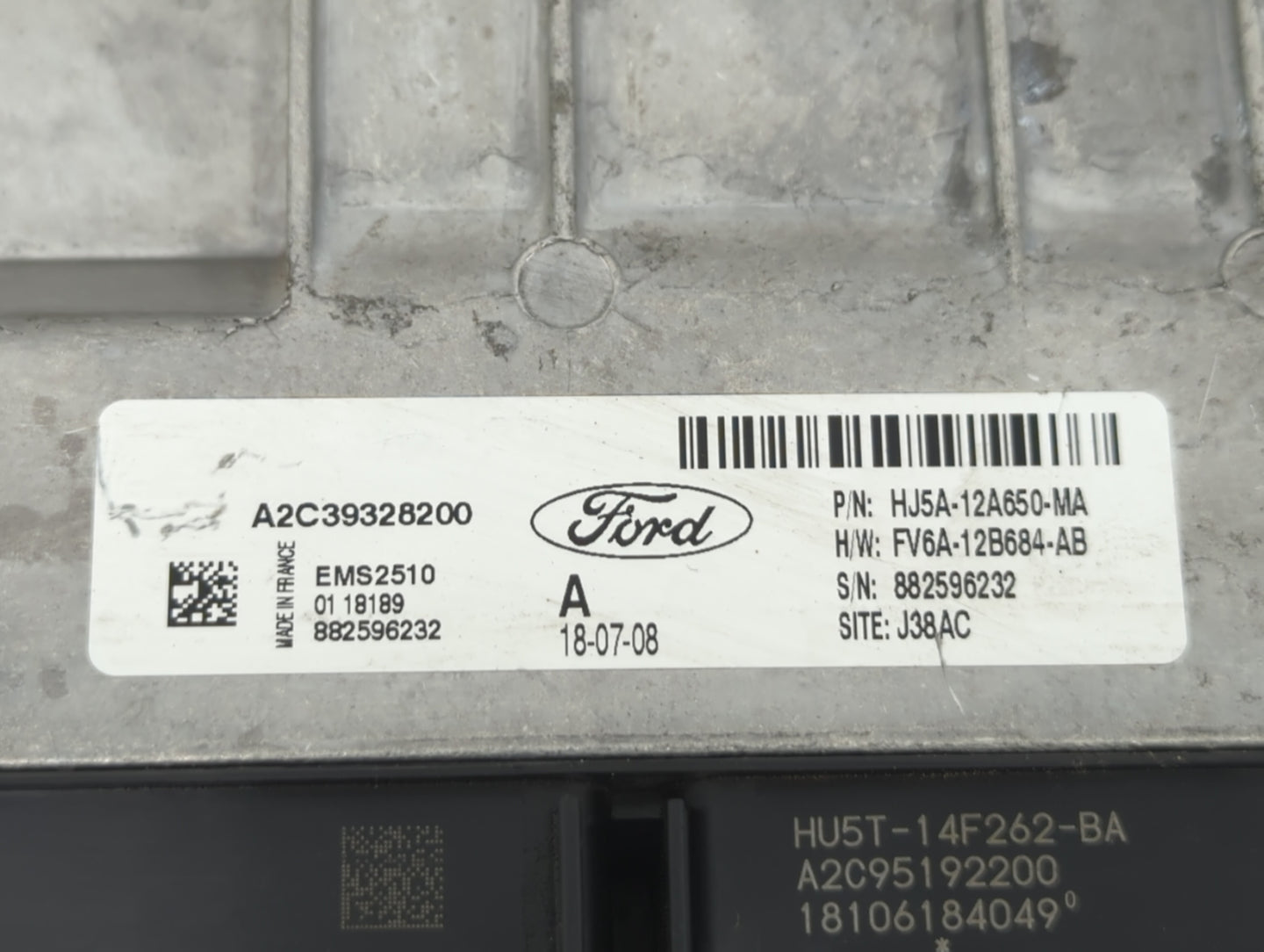 2017-2019 Ford Escape PCM Engine Control Computer ECU ECM PCU OEM P/N:HJ5A-12A650-MA FV6A-12B684-AB Fits Fits 2017 2018 2019