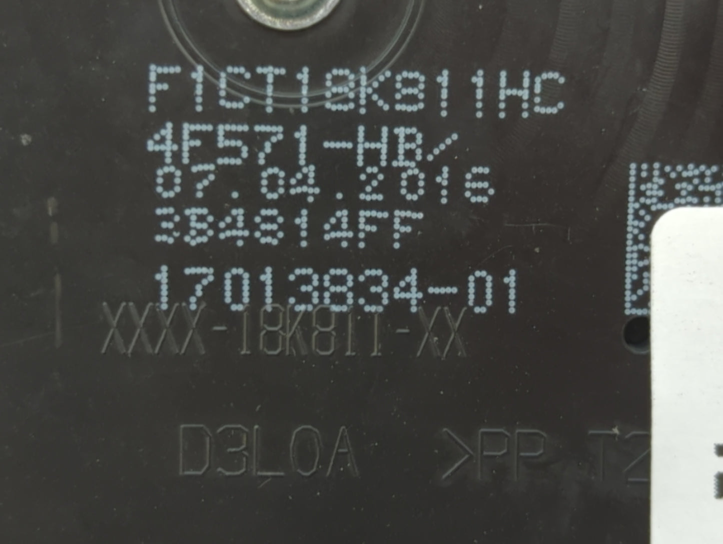 2017-2019 Ford Escape Am Fm Cd Player Radio Receiver - Oemusedautoparts1.com