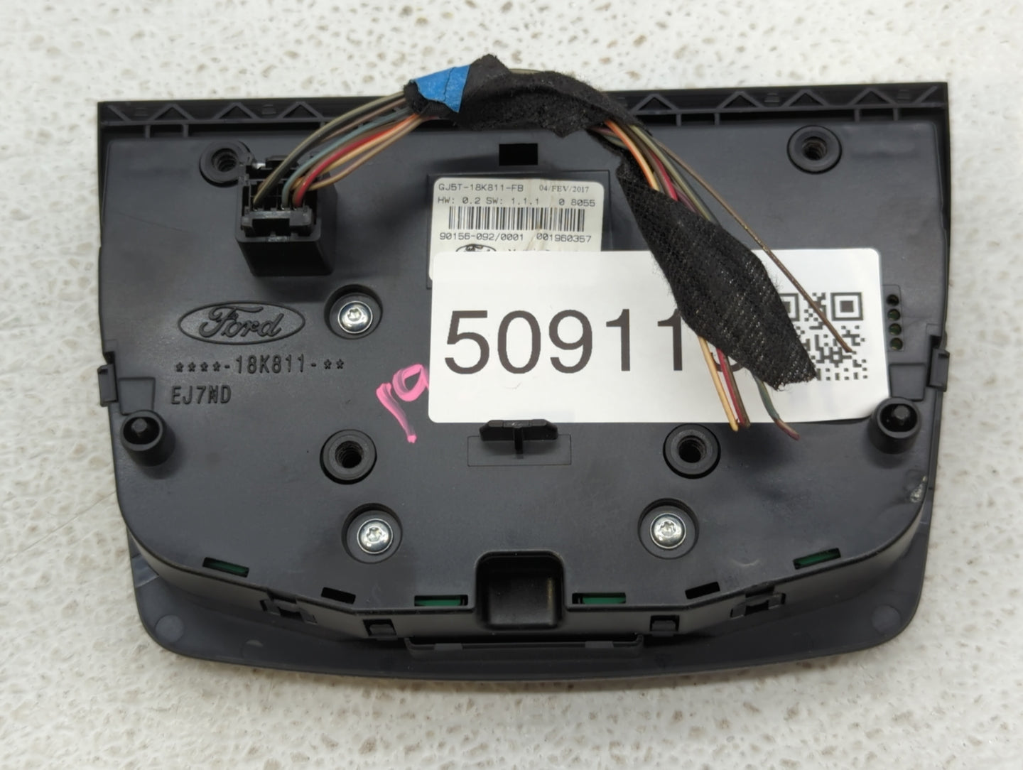 2017-2019 Ford Escape Radio Control Panel - Oemusedautoparts1.com