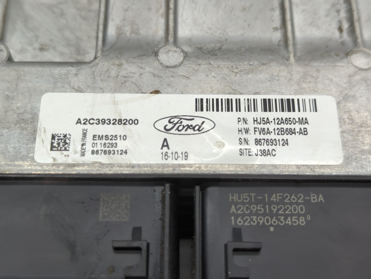 2017-2019 Ford Escape PCM Engine Control Computer ECU ECM PCU OEM P/N:HJ5A-12A650-MA Fits Fits 2017 2018 2019 OEM Used Auto 