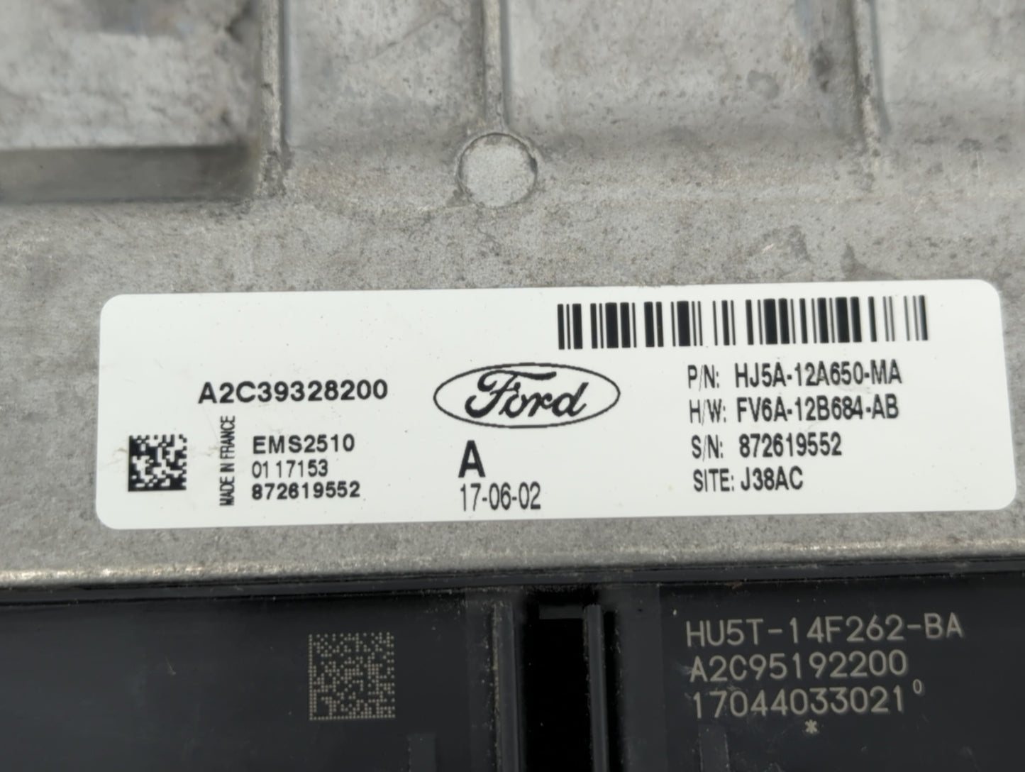 2017-2019 Ford Escape PCM Engine Control Computer ECU ECM PCU OEM P/N:FV6A-12B684-AB HJ5A-12A650-MA Fits Fits 2017 2018 2019