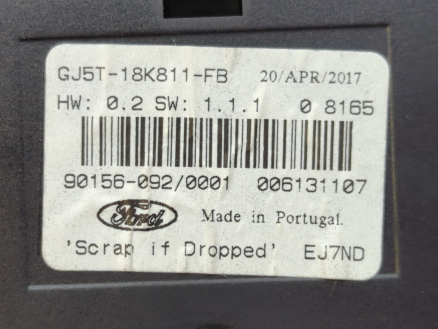 2017-2019 Ford Escape Radio Control Panel - Oemusedautoparts1.com
