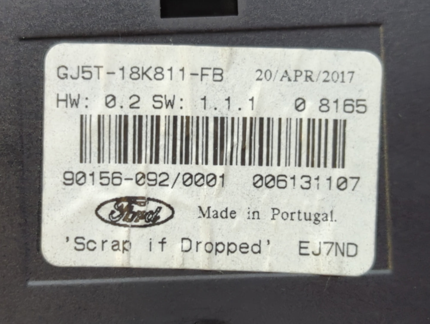 2017-2019 Ford Escape Radio Control Panel - Oemusedautoparts1.com