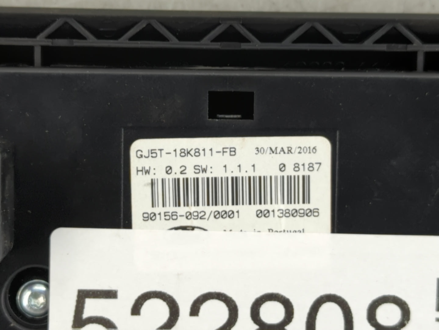 2017-2019 Ford Escape Radio Control Panel - Oemusedautoparts1.com