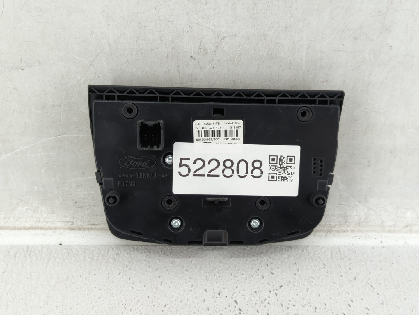 2017-2019 Ford Escape Radio Control Panel - Oemusedautoparts1.com