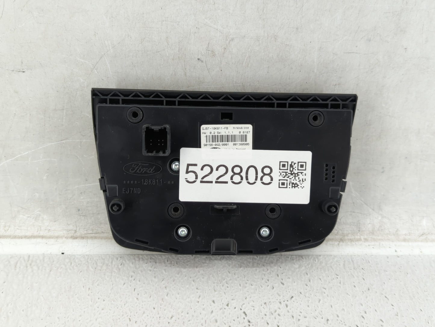 2017-2019 Ford Escape Radio Control Panel 522808 - Oemusedautoparts1.com