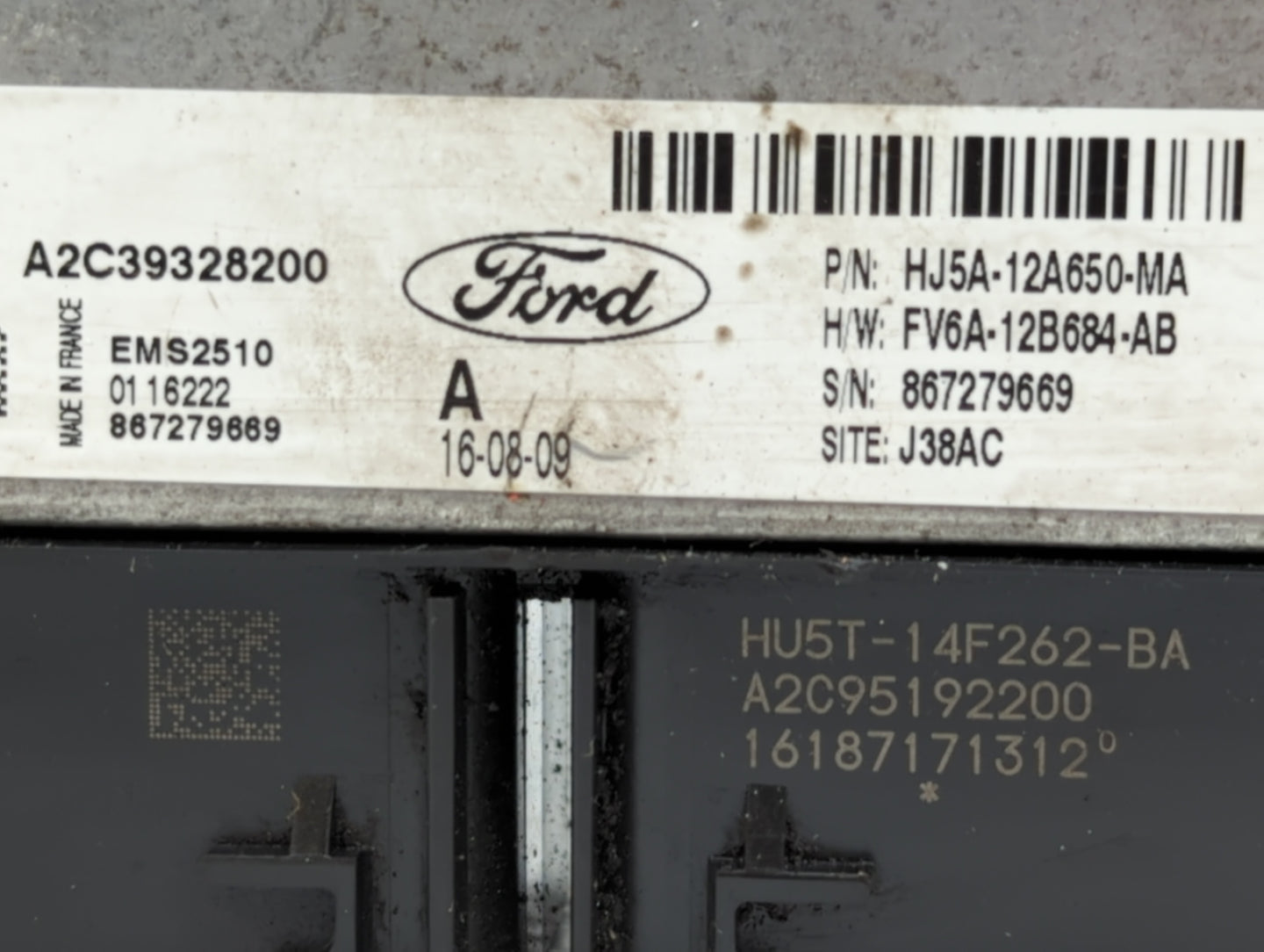 2017-2019 Ford Escape PCM Engine Control Computer ECU ECM PCU OEM P/N:FV6A-12B684-AB HJ5A-12A650-MA Fits Fits 2017 2018 2019