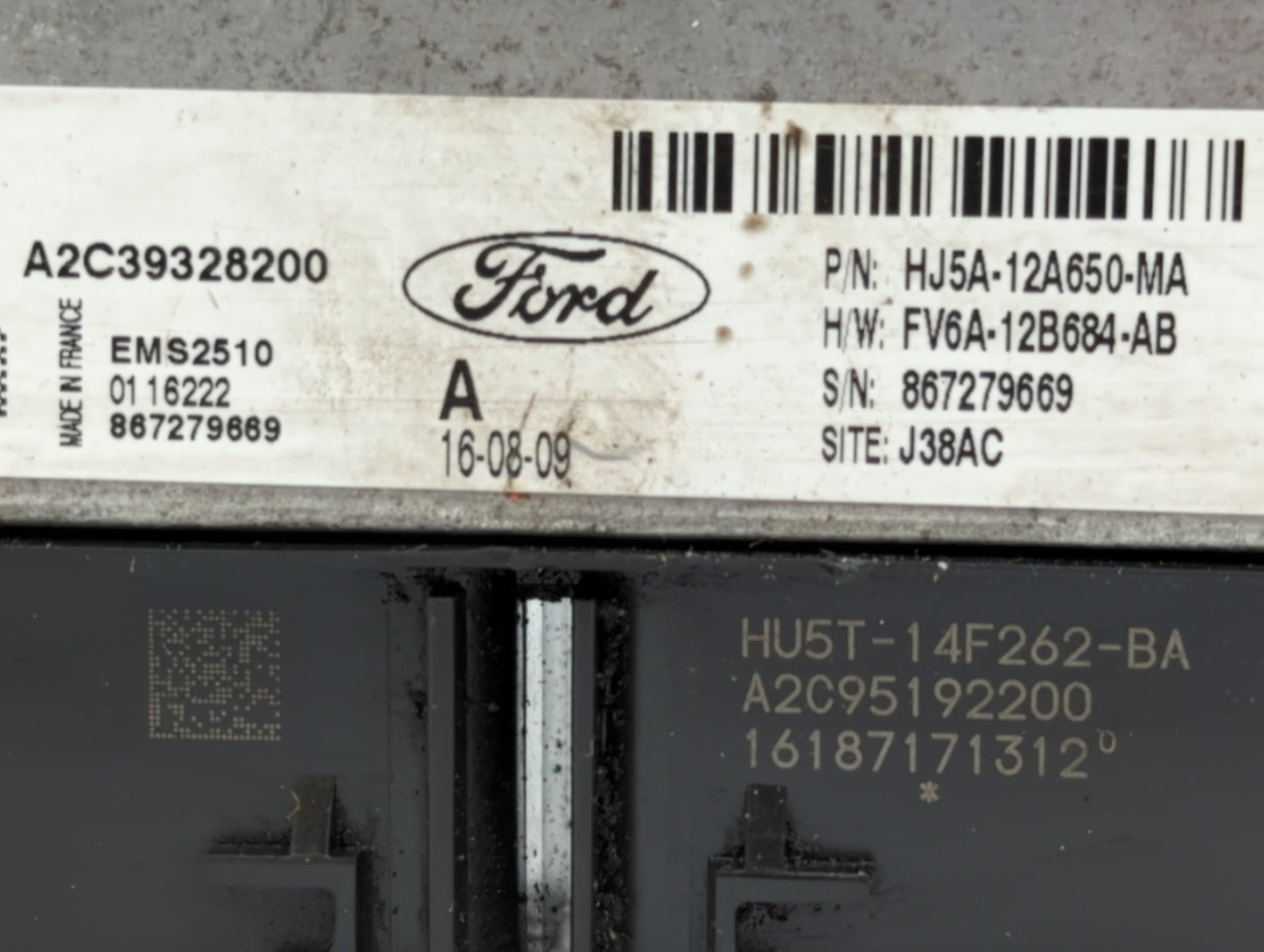 2017-2019 Ford Escape PCM Engine Control Computer ECU ECM PCU OEM P/N:FV6A-12B684-AB HJ5A-12A650-MA Fits Fits 2017 2018 2019