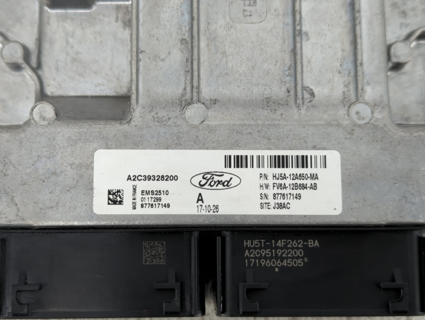 2017-2019 Ford Escape PCM Engine Control Computer ECU ECM PCU OEM P/N:FV6A-12B684-AB HJ5A-12A650-MA Fits Fits 2017 2018 2019