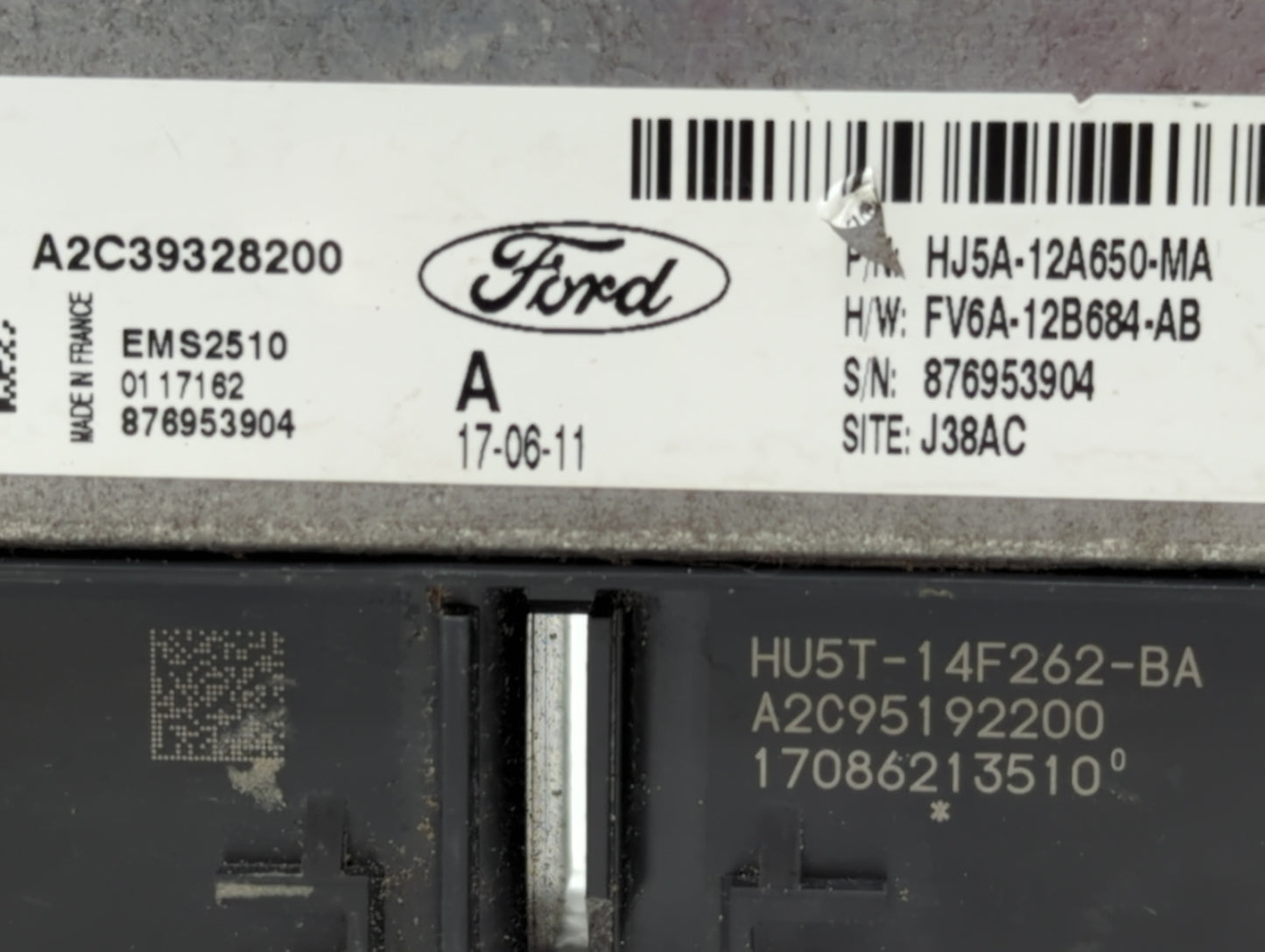 2017-2019 Ford Escape PCM Engine Control Computer ECU ECM PCU OEM P/N:FV6A-12B684-AB HJ5A-12A650-MA Fits Fits 2017 2018 2019