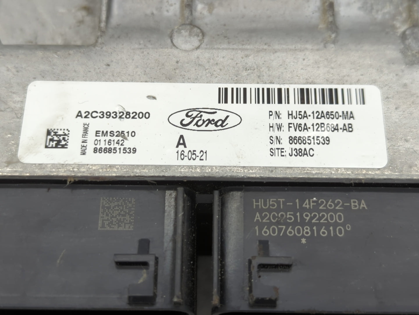 2017-2019 Ford Escape PCM Engine Control Computer ECU ECM PCU OEM P/N:FV6A-12B684-AB HJ5A-12A650-MA Fits Fits 2017 2018 2019