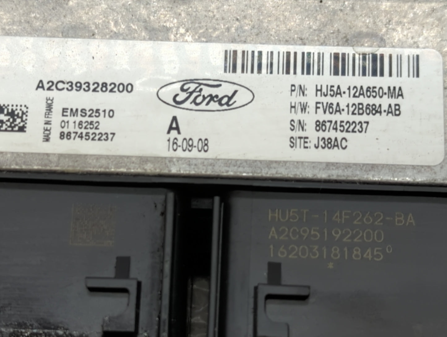 2017-2019 Ford Escape PCM Engine Control Computer ECU ECM PCU OEM P/N:FV6A-12B684-AB HJ5A-12A650-MA Fits Fits 2017 2018 2019