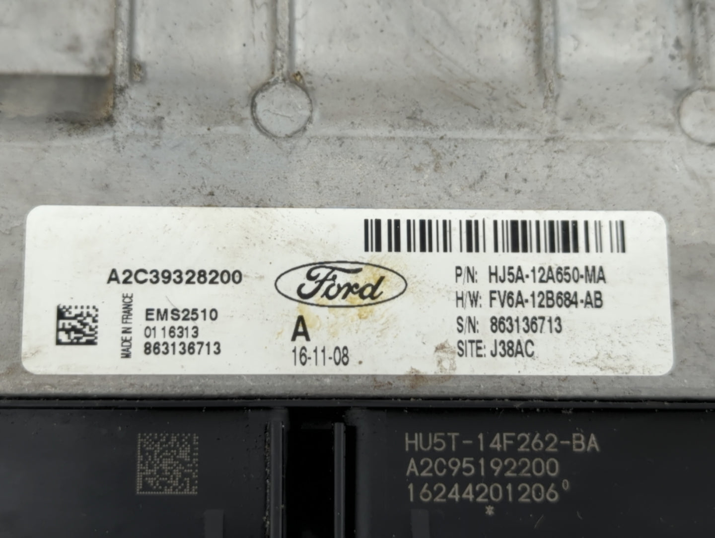 2017-2019 Ford Escape PCM Engine Control Computer ECU ECM PCU OEM P/N:FV6A-12B684-AB HJ5A-12A650-MA Fits Fits 2017 2018 2019