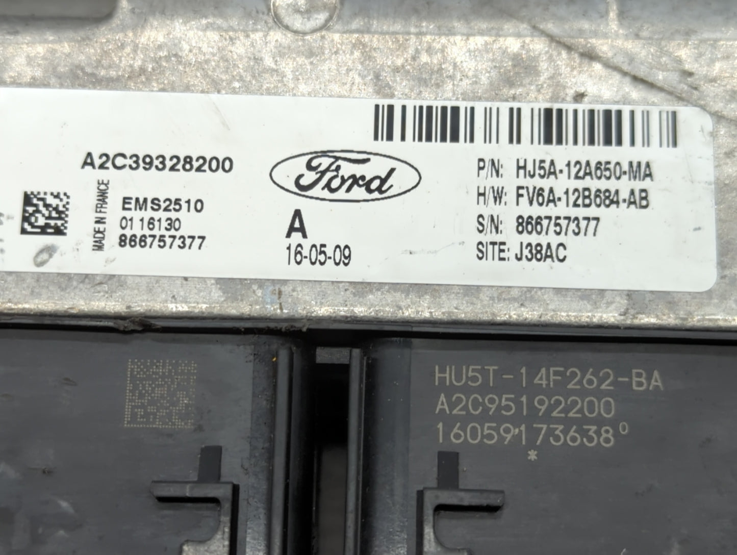 2017-2019 Ford Escape PCM Engine Control Computer ECU ECM PCU OEM P/N:HU5T-14F262-BA HJ5A-12A650-MA Fits Fits 2017 2018 2019