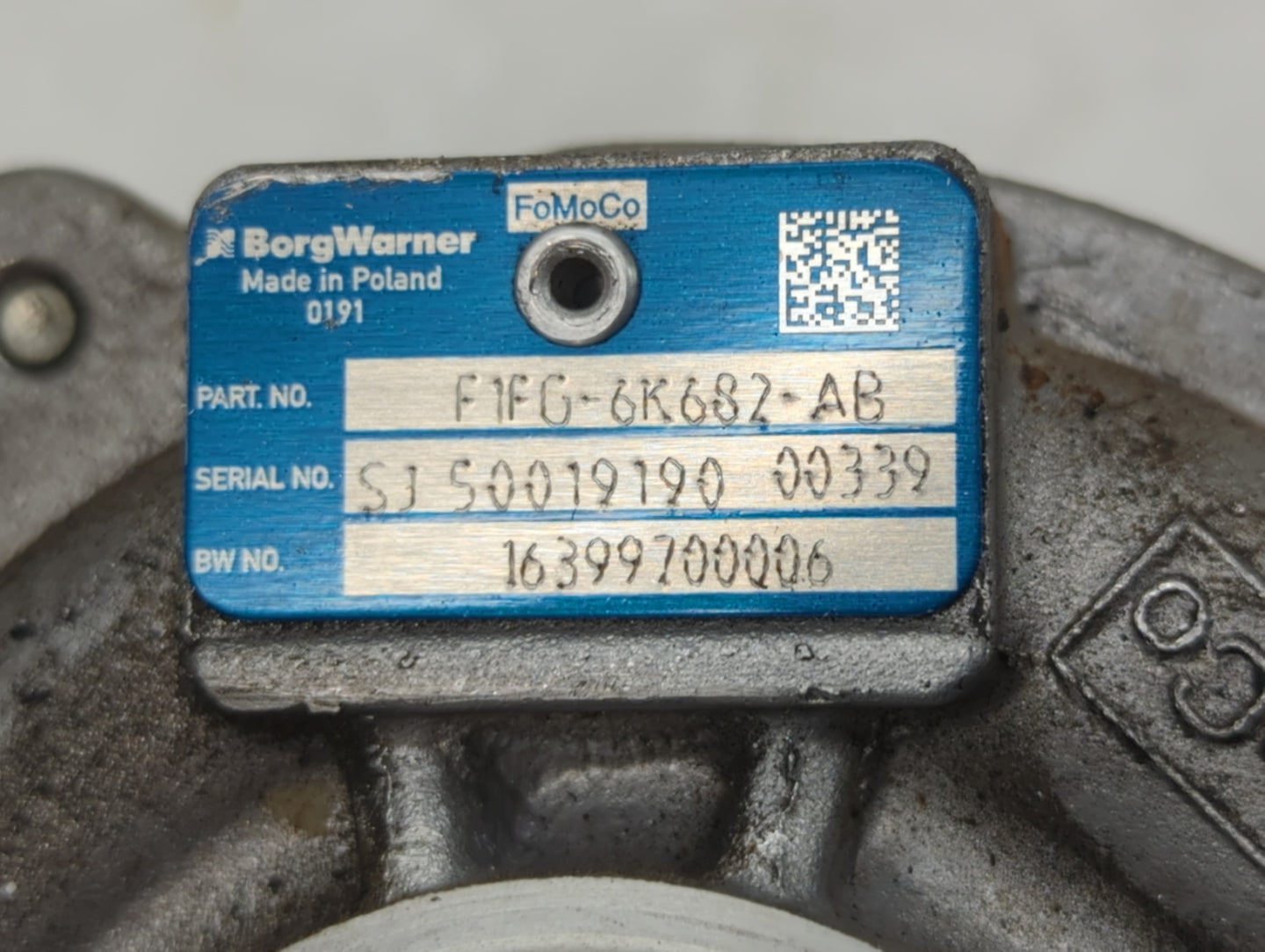 2017 Ford Escape Turbocharger Turbo Charger Super Charger Supercharger - Oemusedautoparts1.com
