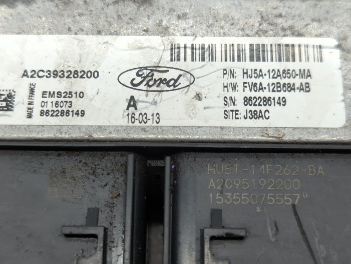 2017-2019 Ford Escape PCM Engine Control Computer ECU ECM PCU OEM P/N:HJ5A-12A650-MA Fits 2017 2018 2019 OEM Used Auto Parts