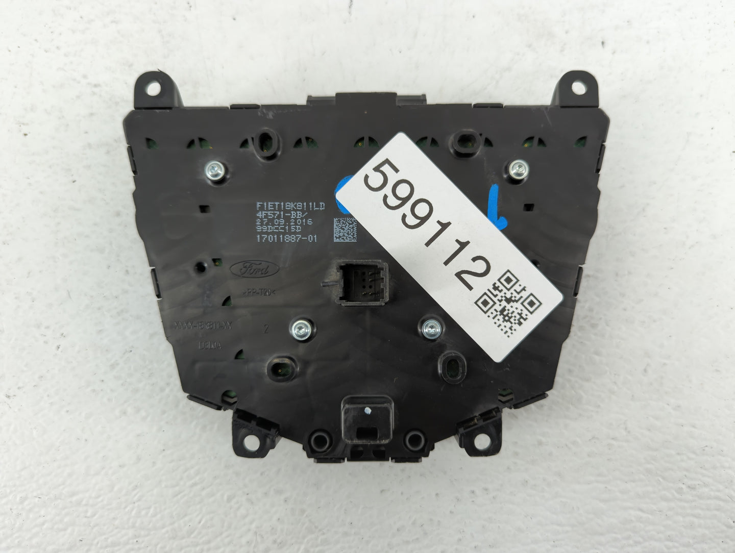 2017 Ford Escape Radio AM FM Cd Player Receiver Replacement P/N:F1FT 18K811 LD Fits OEM Used Auto Parts - Oemusedautoparts1.