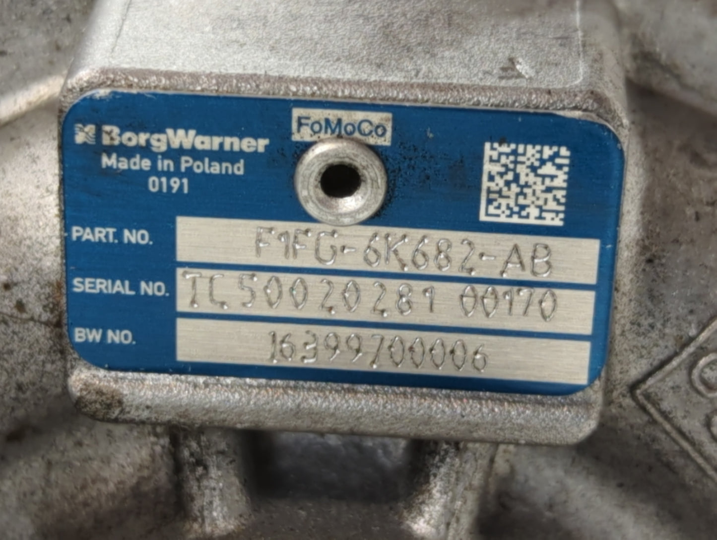 2017 Ford Escape Turbocharger Turbo Charger Super Charger Supercharger - Oemusedautoparts1.com