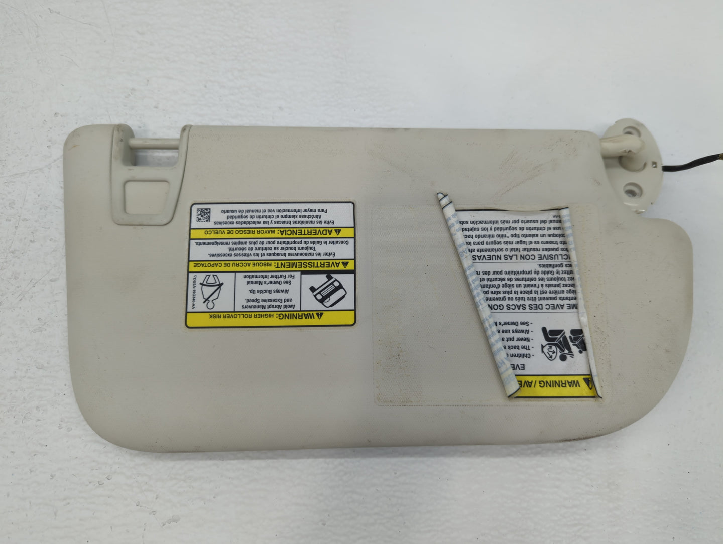 2013-2019 Ford Escape Sun Visor Shade Replacement Driver Left Mirror Fits Fits 2013 2014 2015 2016 2017 2018 2019 OEM Used A