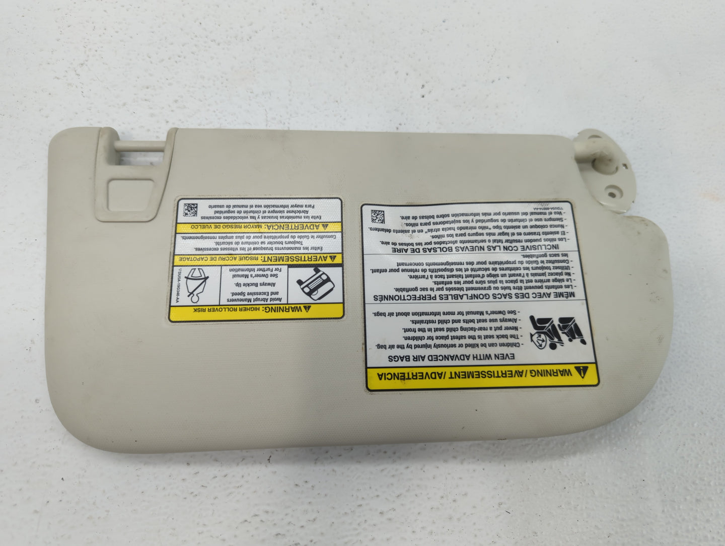 2013-2019 Ford Escape Sun Visor Shade Replacement Driver Left Mirror Fits Fits 2013 2014 2015 2016 2017 2018 2019 OEM Used A