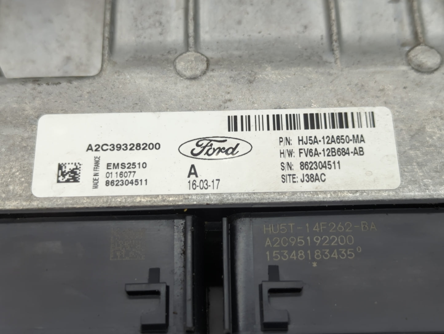 2017-2019 Ford Escape PCM Engine Control Computer ECU ECM PCU OEM P/N:HJ5A-12A650-MA Fits Fits 2017 2018 2019 OEM Used Auto 