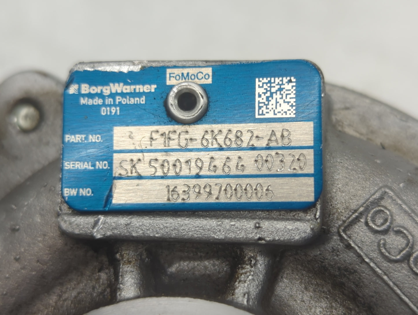 2017 Ford Escape Turbocharger Turbo Charger Super Charger Supercharger - Oemusedautoparts1.com