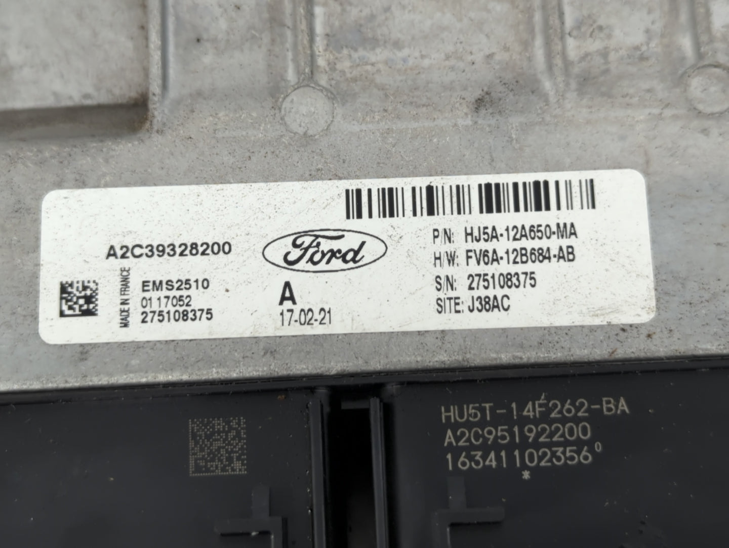 2017-2019 Ford Escape PCM Engine Control Computer ECU ECM PCU OEM P/N:FV6A-12B684-AB HJ5A-12A650-MA Fits Fits 2017 2018 2019