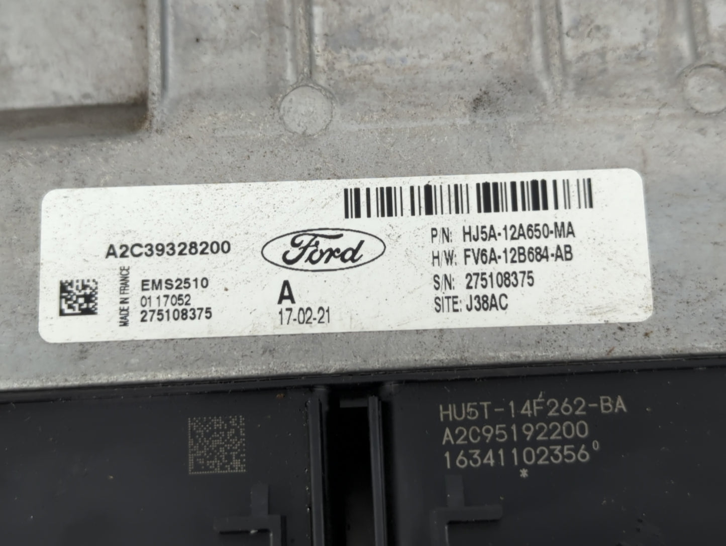 2017-2019 Ford Escape PCM Engine Control Computer ECU ECM PCU OEM P/N:FV6A-12B684-AB HJ5A-12A650-MA Fits Fits 2017 2018 2019