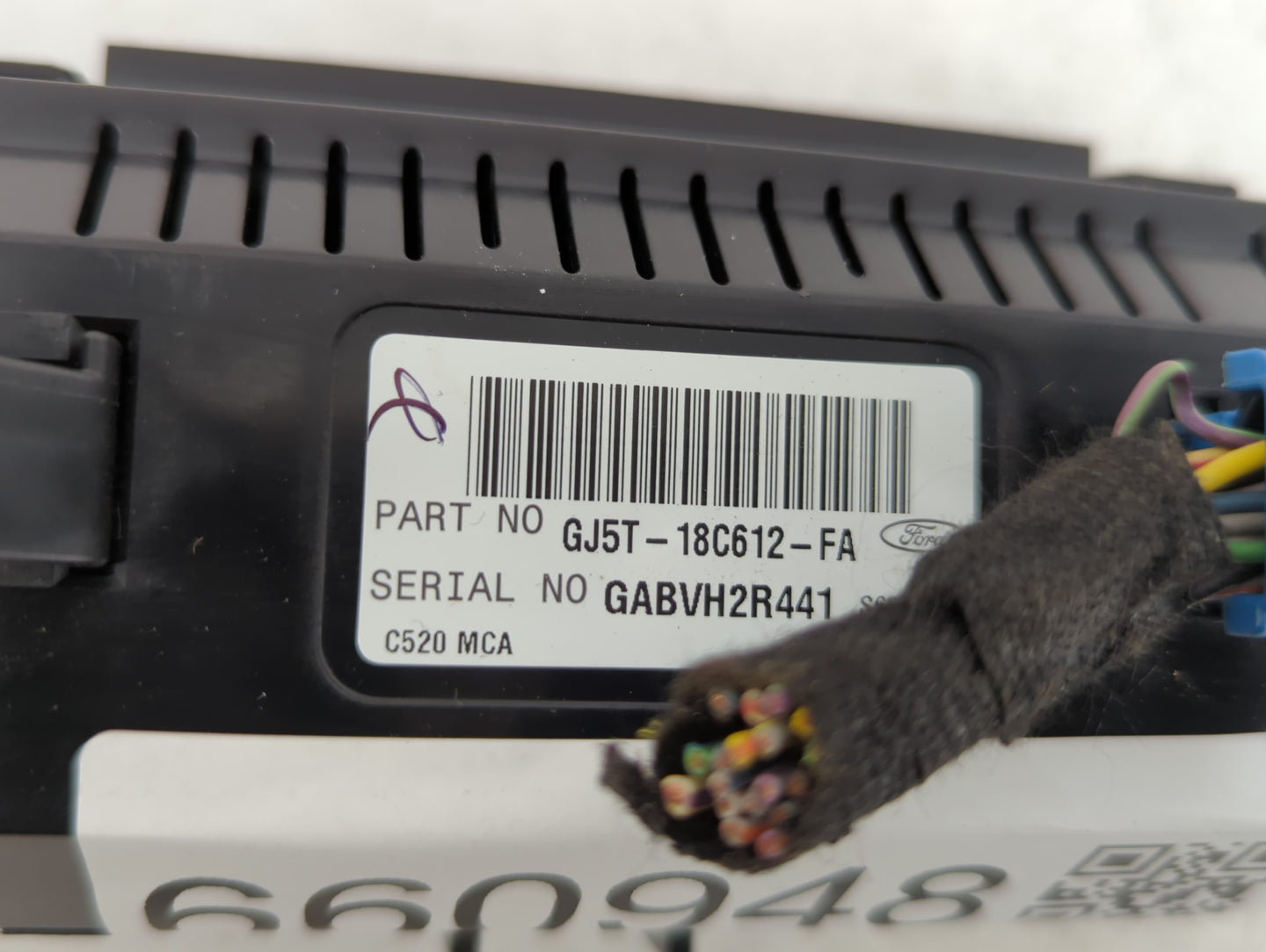 2017 Ford Escape Climate Control Module Temperature AC/Heater Replacement P/N:GJ5T-18C612-FA GJ5T-18C612-CE Fits OEM Used Au