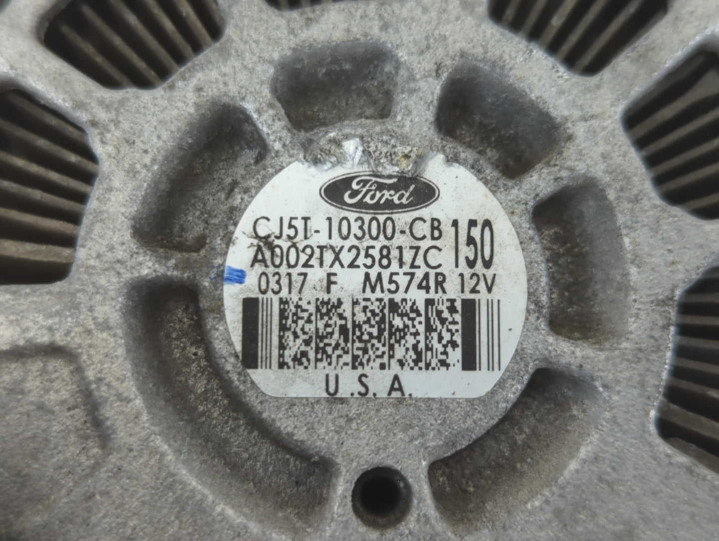 2013-2019 Ford Escape Alternator Replacement Generator Charging Assembly Engine OEM P/N:CJ5T-10300-CB Fits OEM Used Auto Par