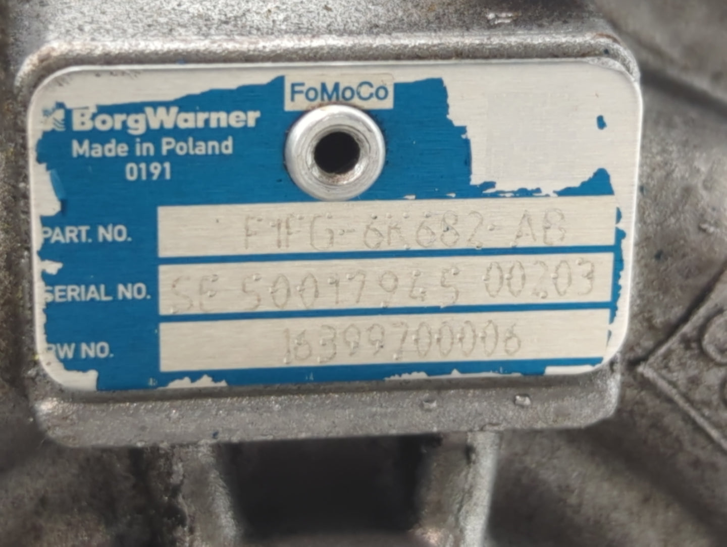 2017 Ford Escape Turbocharger Turbo Charger Super Charger Supercharger - Oemusedautoparts1.com