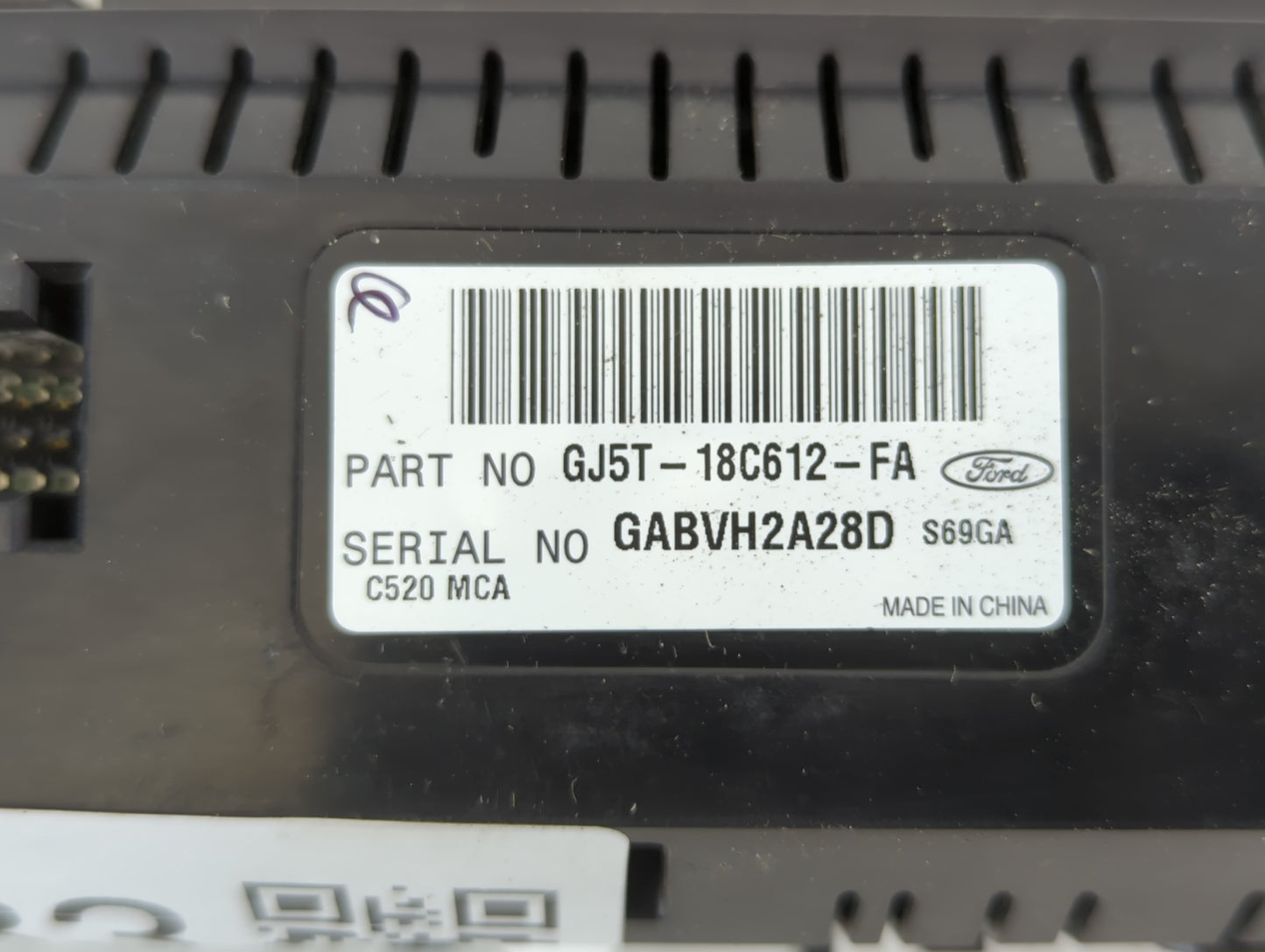 2017 Ford Escape Climate Control Module Temperature AC/Heater Replacement P/N:GJ5T-18C612-FA GJ5T-18C612-CE Fits OEM Used Au