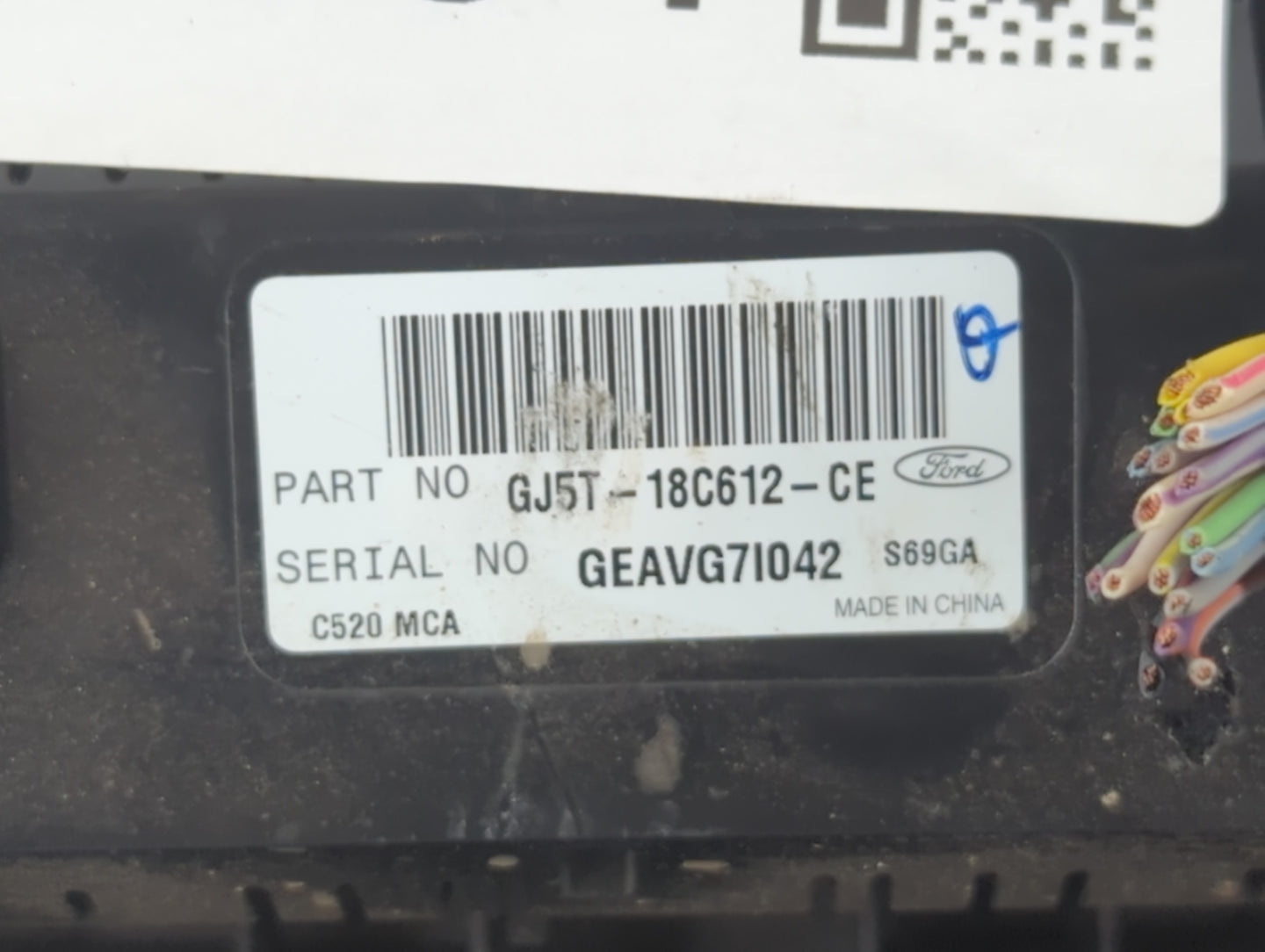 2017 Ford Escape Climate Control Module Temperature AC/Heater Replacement P/N:GJ5T-18C612-CE Fits OEM Used Auto Parts - Oemu
