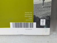 2017 Ford Escape Owners Manual Book Guide P/N:HJ5J 19A321 AC OEM Used Auto Parts - Oemusedautoparts1.com